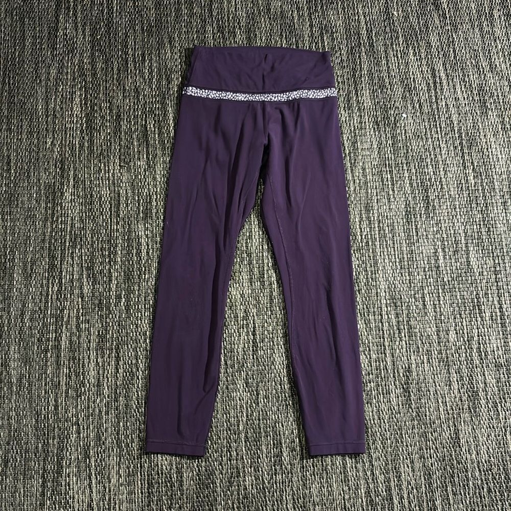 Lululemon Legging Align Pant Nulu Miss Mosaic Lilac Deep Zinfandel Size 6